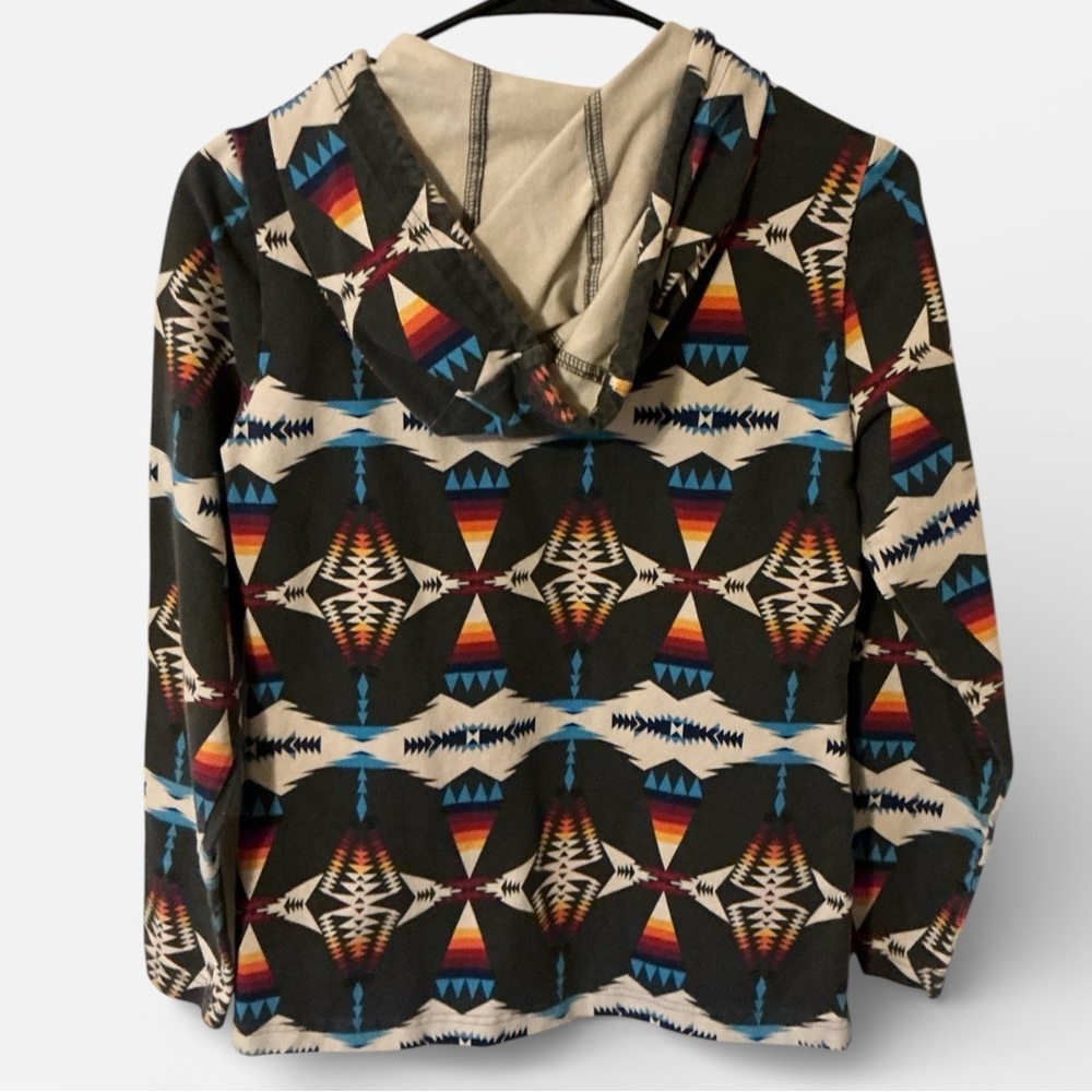 🌺PANHANDLE POWDER RIVER AZTEC PRINTED HOODIE - Picture 3 of 6